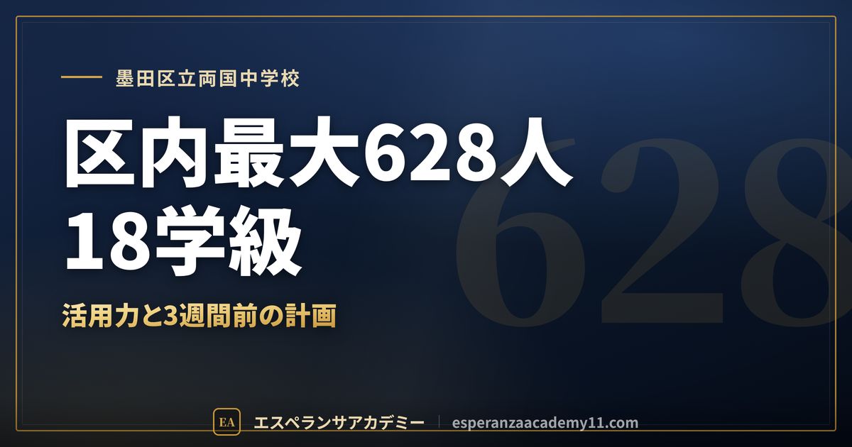 墨田区立両国中学校の定期テスト対策